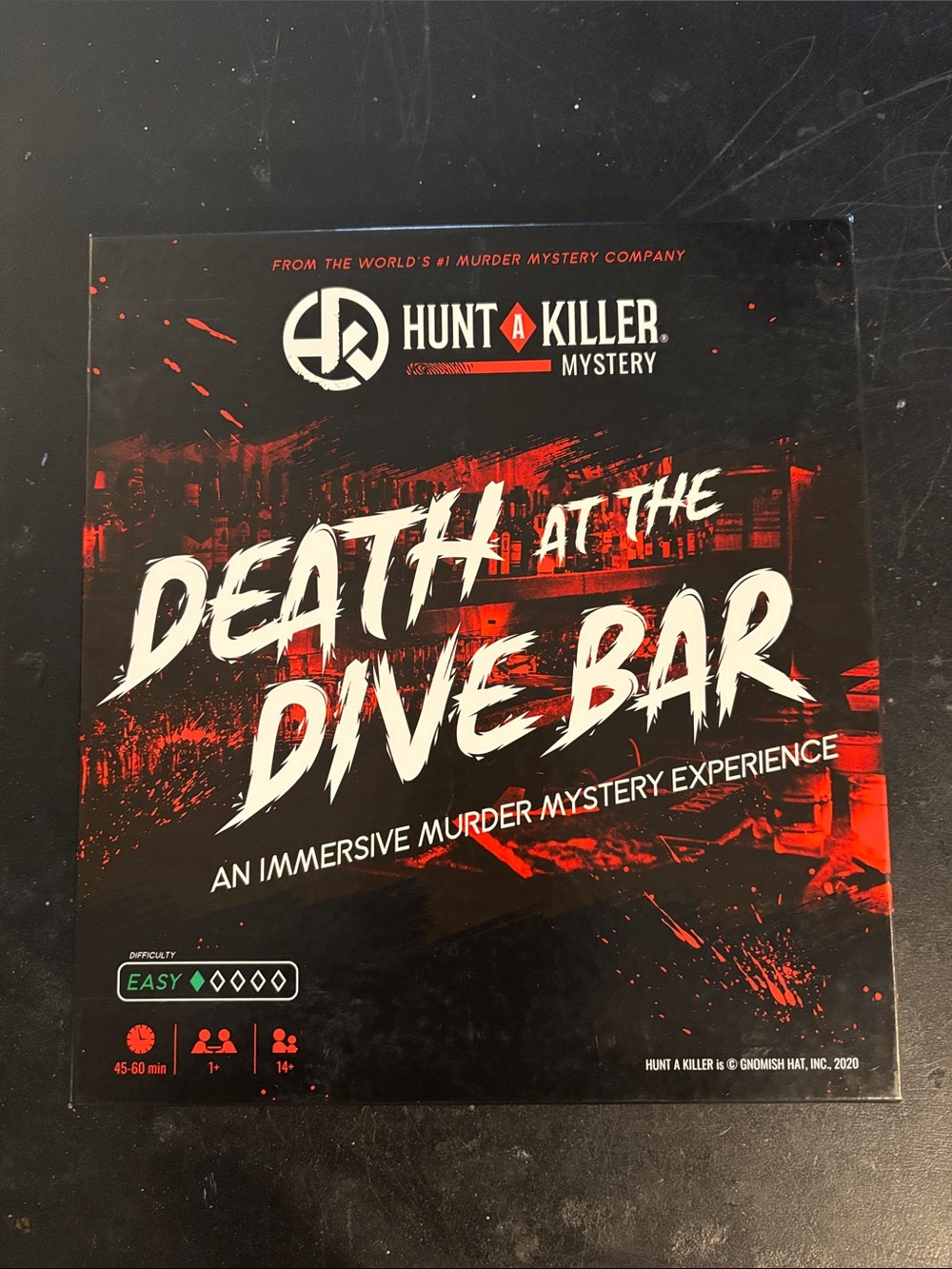 Hunt A Killer Mystery Game — Death at the Dive Bar, with 4 ADD-ON Mystery Boxes
